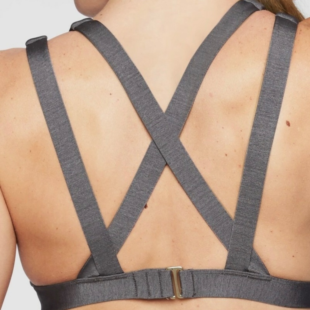 Athleta Aqualuxe Split Strap Bikini Top (Nwot) - image 6